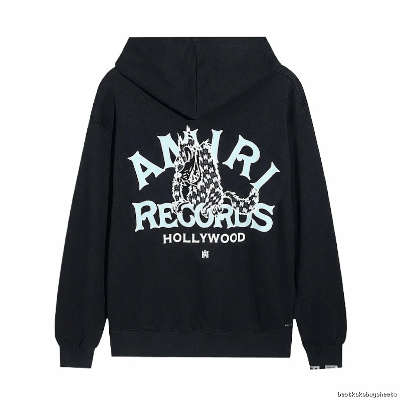 AMIRI Records Black Tide Cool Sweatshirt