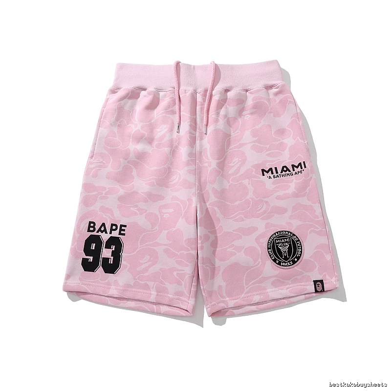 Bape camouflage style pink shorts