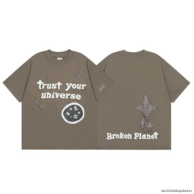 Broken Hearts Raised-Print Graphic Camel Style Bpi10 Graphic T-Shirt Travel Styling