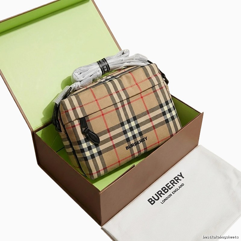 Burberry Check Retro Brown Bag