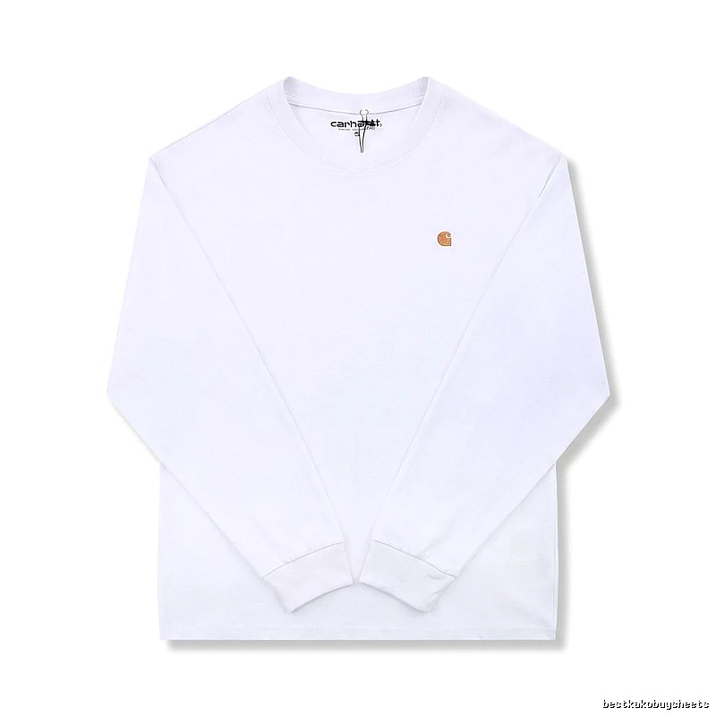 Carhartt classic simple style white sweatshirt