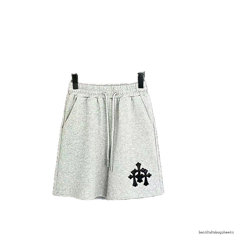 Chrome Hearts Cross Casual Style Grey Shorts