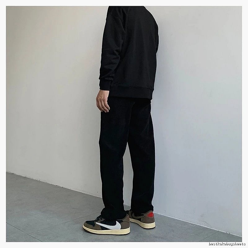 Classic Black casual pants Loose Black Streetwear for Daily Styling