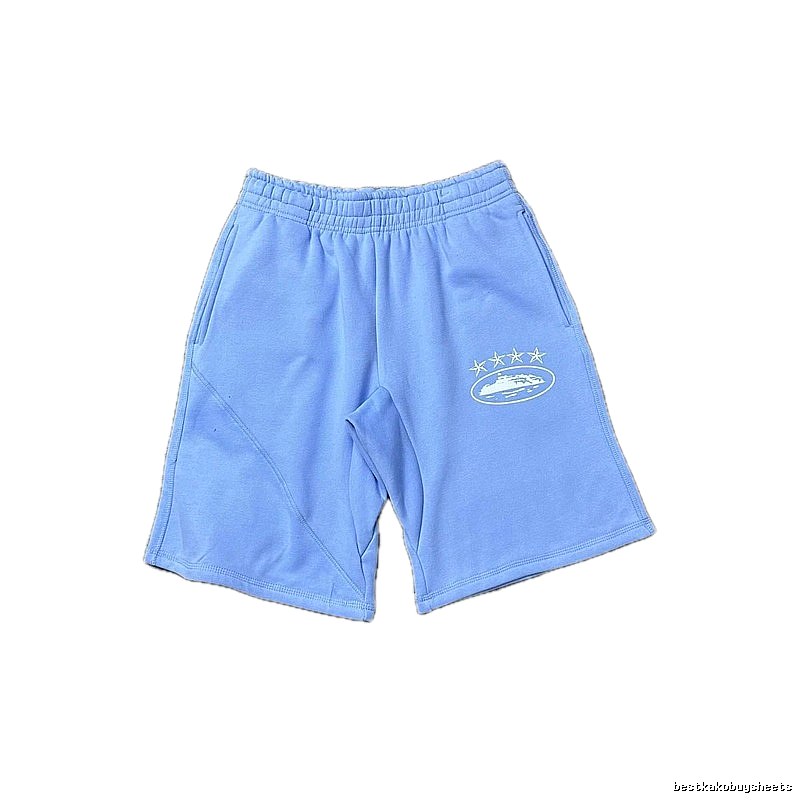 Corteiz casual light blue shorts