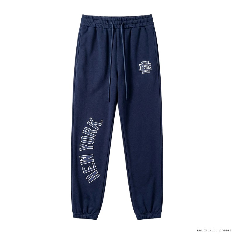 Eric Emanuel New York Style Navy Blue Sweatpants