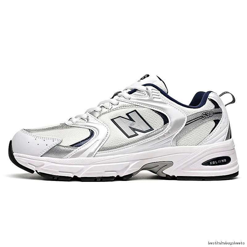 New Balance 530 retro style white shoes