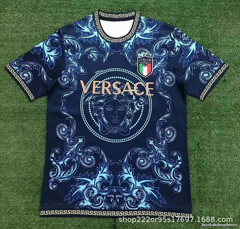 Real Madrid Blue Dragon Soccer Jersey Poolside Style