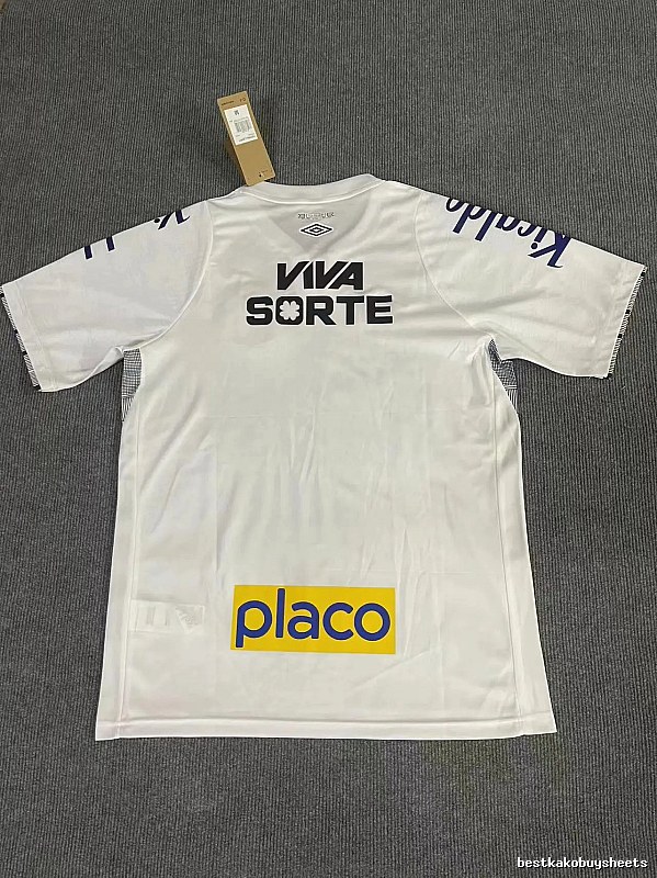 Santos Casual Neymar Jr #10 soccer jersey White Football Sponsor for Streetwear Looks