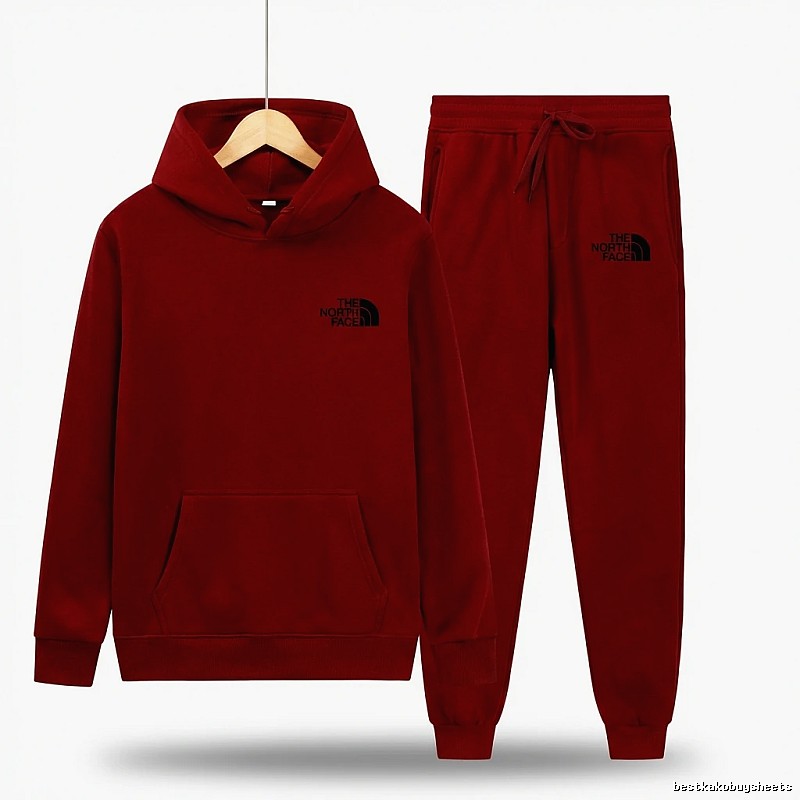 The North Face Casual Sportswear Set (Red)