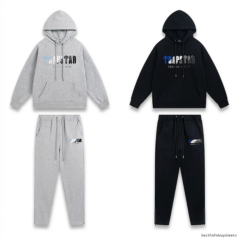 Trapstar Casual Style Grey-Black Suit