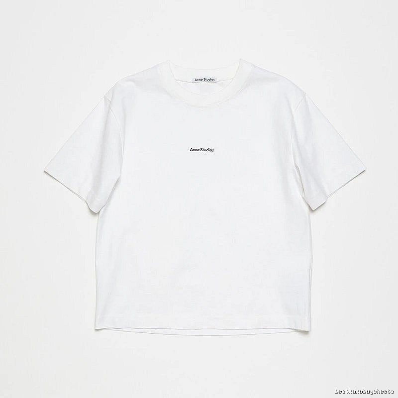 Acne Studios 2090-80 White Style Ac908042 Stockholm Logo T-Shirt Statement Graphic