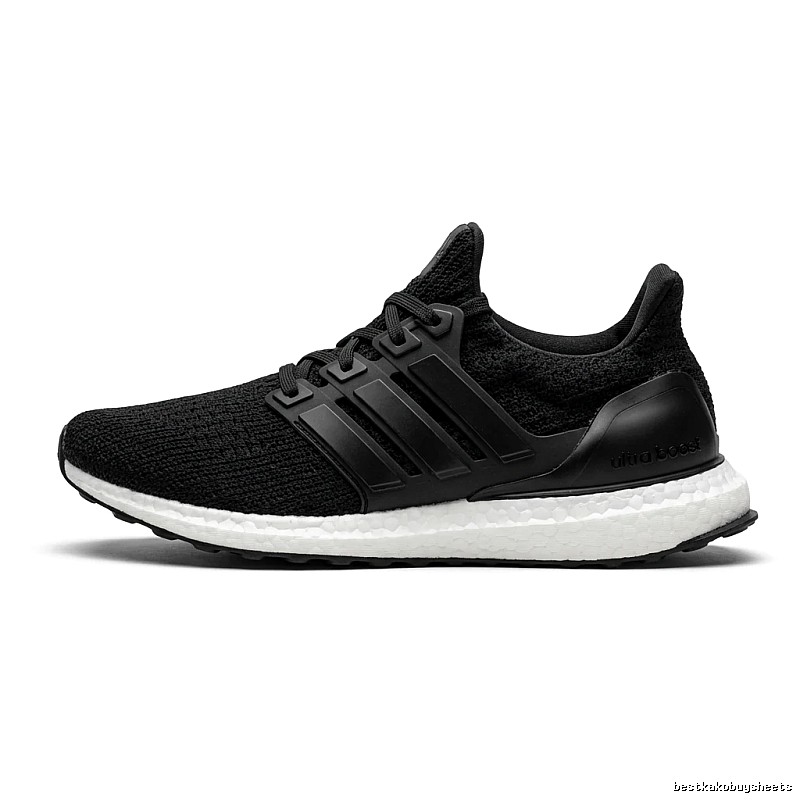 Adidas Ultraboost black and white running shoes