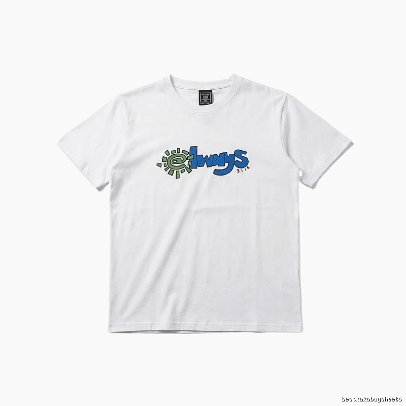 ADWYSD Printed Simple White T-shirt