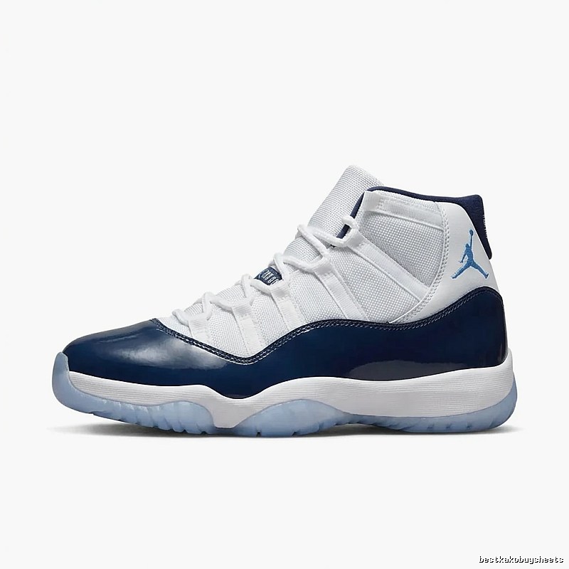 Air Jordan 11 Fashion White-Blue Sneakers