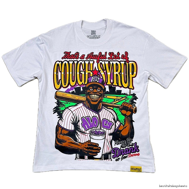 ALOCS American Vintage Baseball White Short-sleeve T-shirt