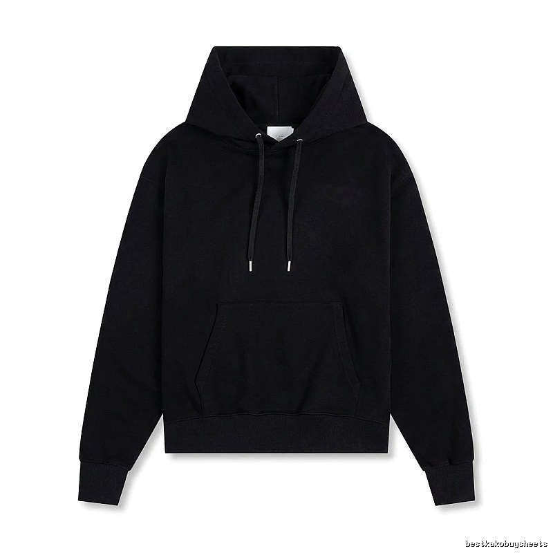 AMI Basic Style Simple Black Hoodie