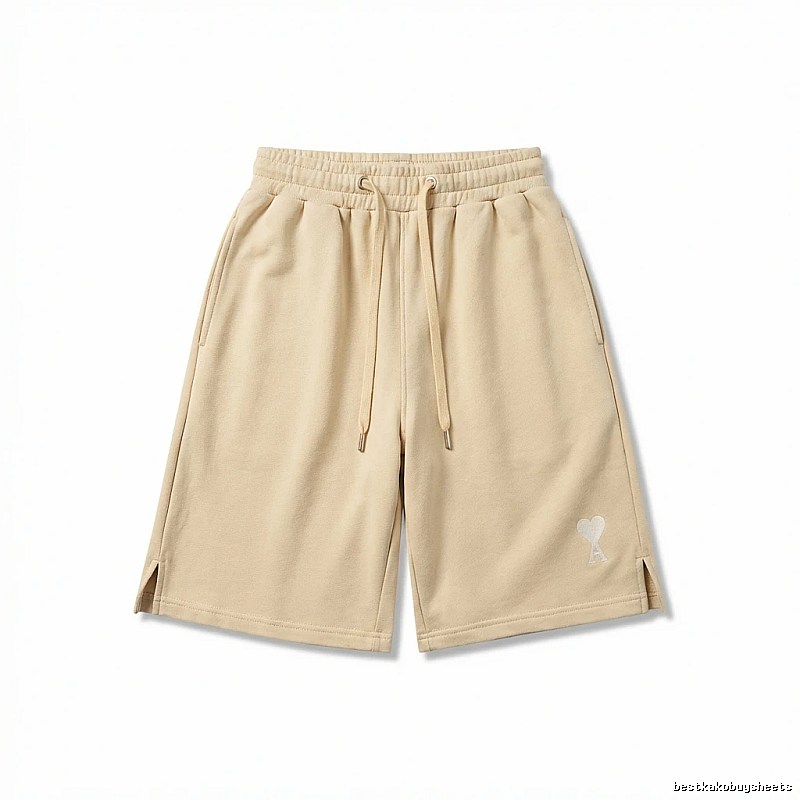 AMI casual style khaki shorts