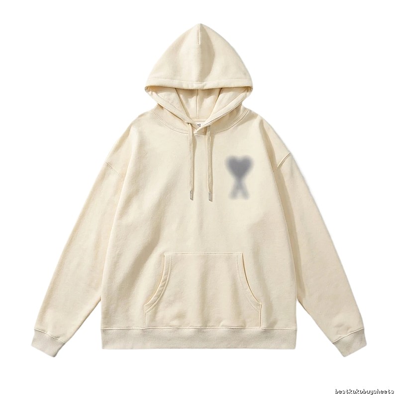 AMI Heart-shaped Minimalist Style Sweatshirt