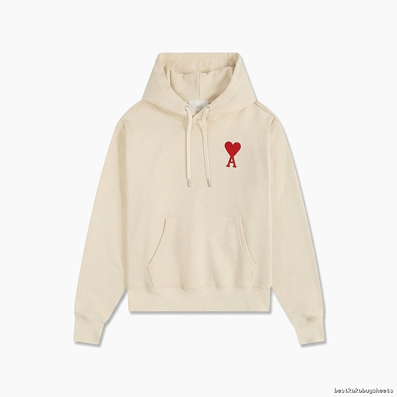 AMI Love Pattern Beige Sweatshirt