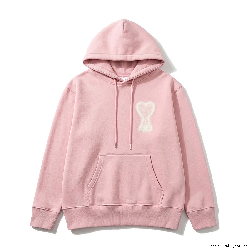 AMI Love Pink Hoodie