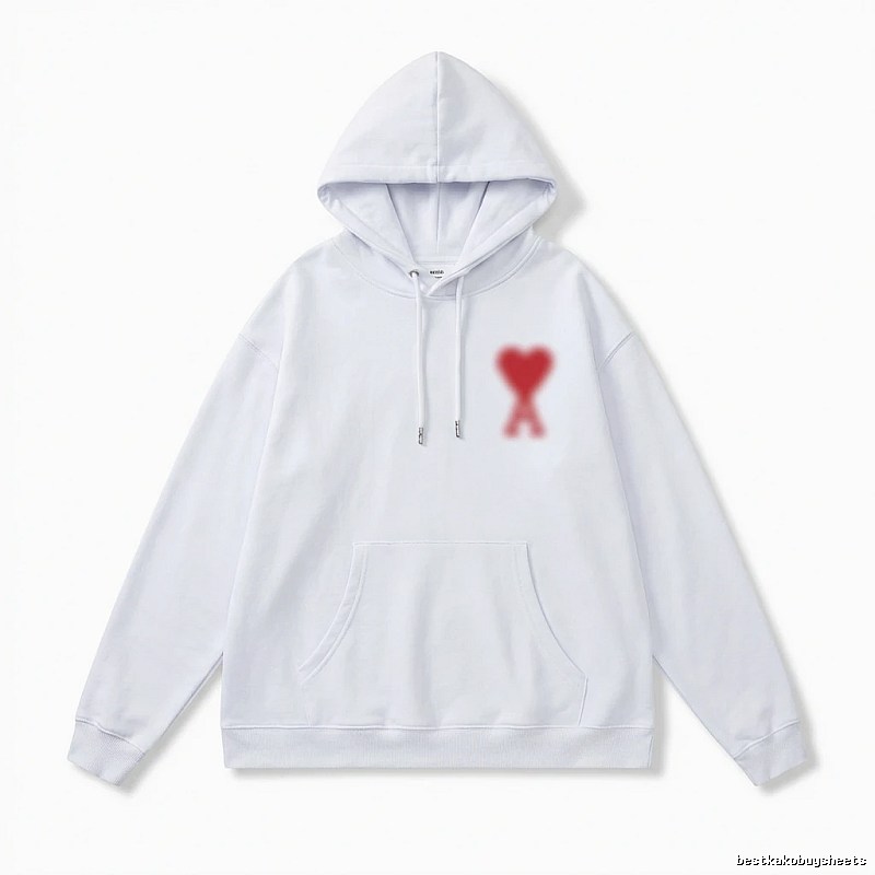AMI Love Print Hoodie