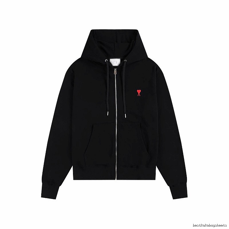 AMI Love Trend Brand Black Hoodie
