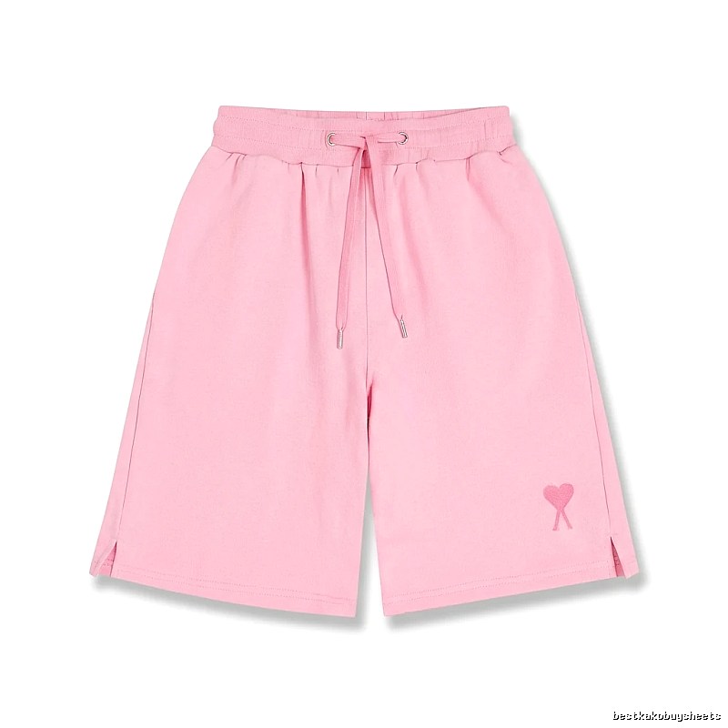 AMI pink shorts in a cute and casual style