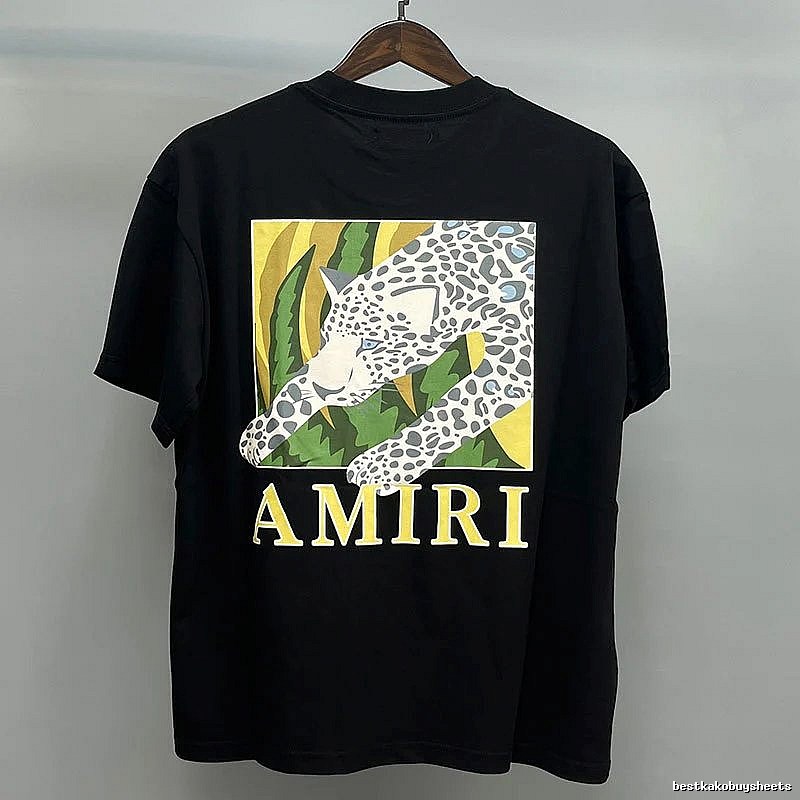 Amiri Black Records Graphic T-Shirt Active Casual