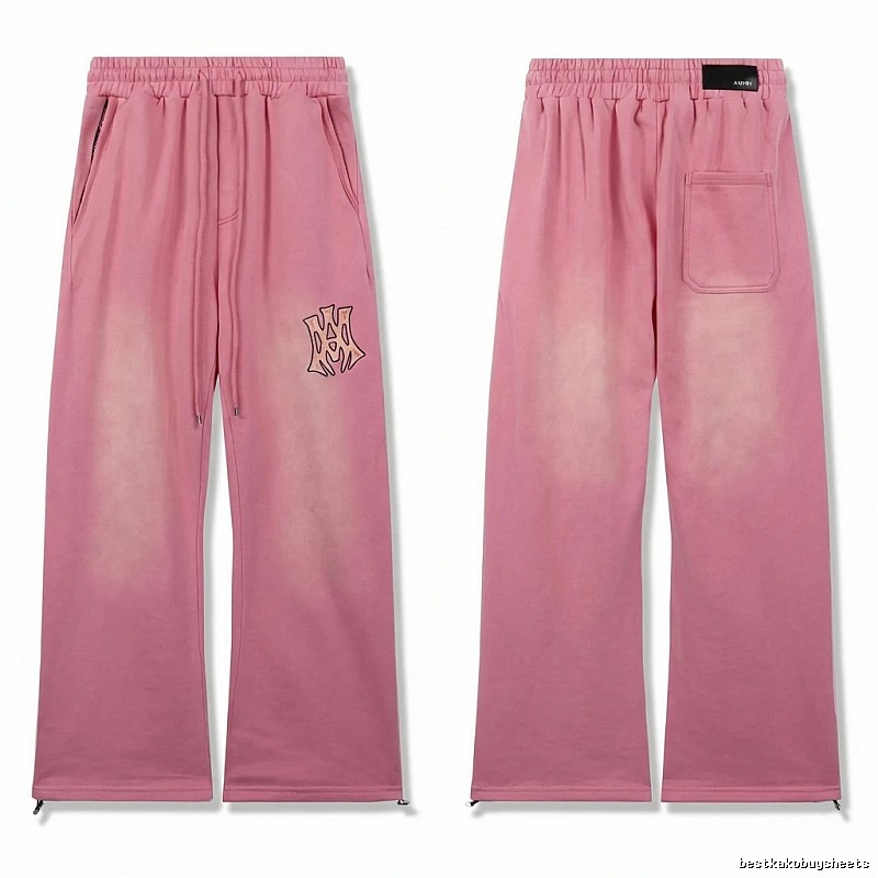 AMIRI casual style pink long trousers