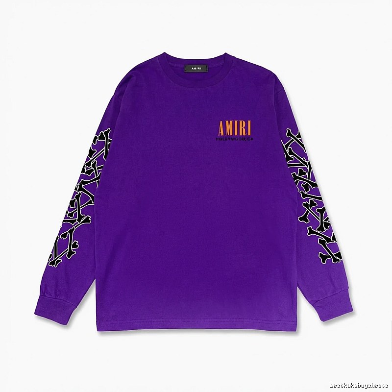 AMIRI dark style purple sweatshirt