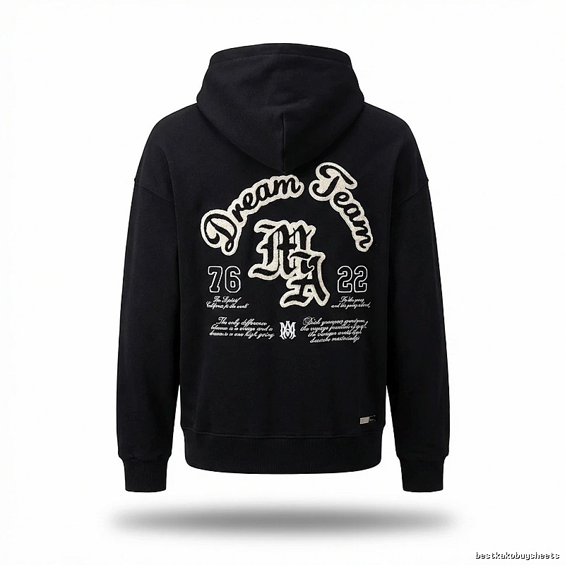AMIRI Dream Team retro-style black sweatshirt