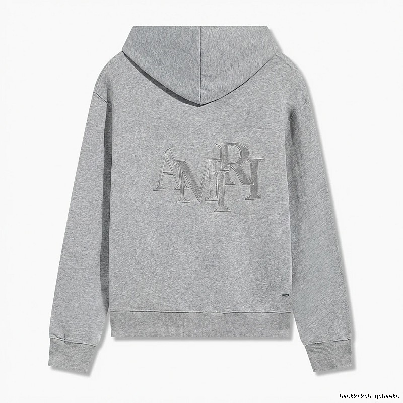 AMIRI grey minimalist style sweatshirt