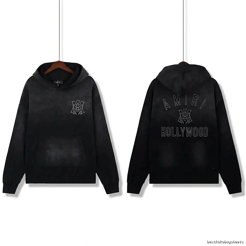 AMIRI Hollywood Collection Dark Style Hoodie