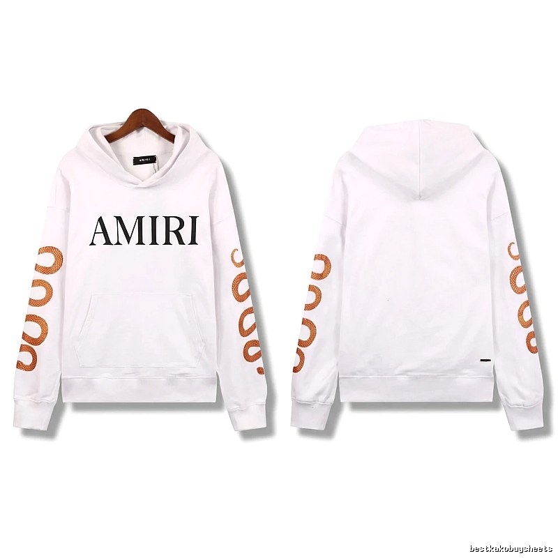 AMIRI letter - printed white sweatshirt