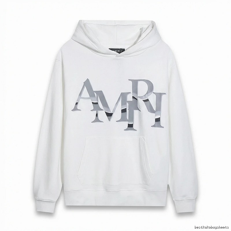 AMIRI Letter Style White Sweatshirt