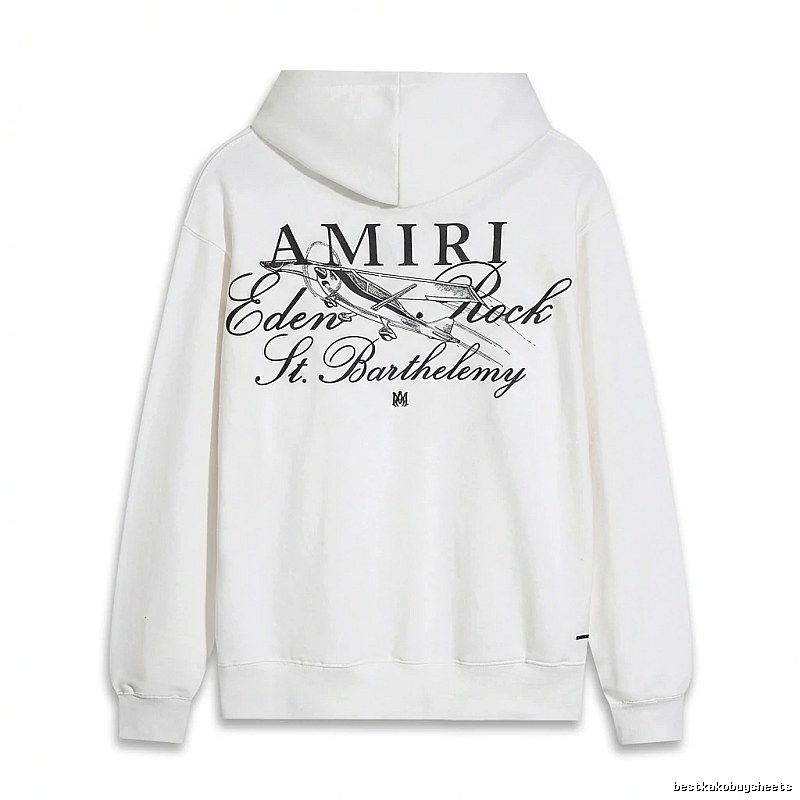 AMIRI Printed Casual White Sweatshirt