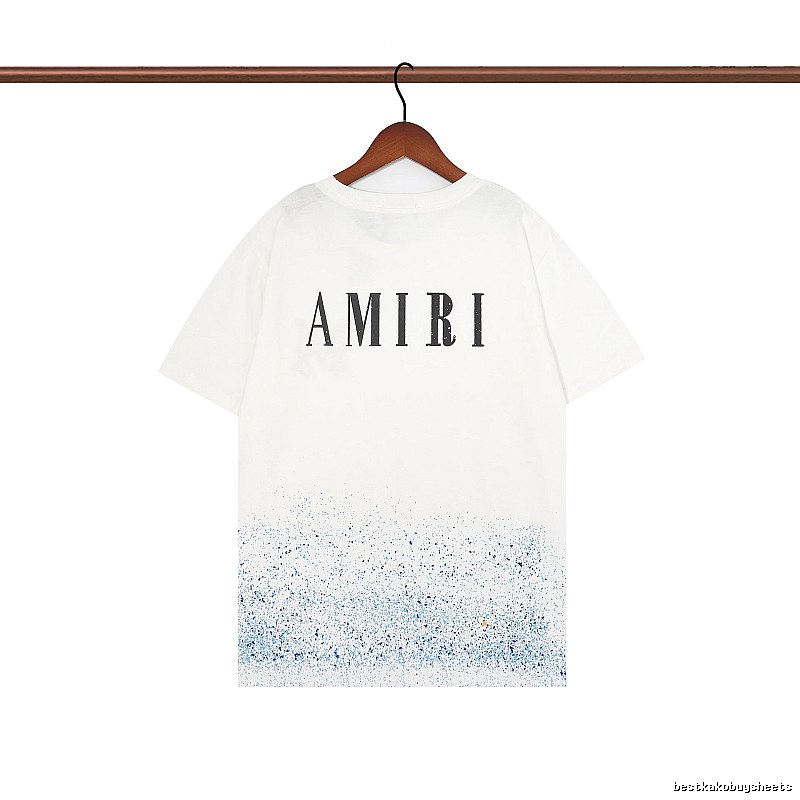 Amiri Relaxed Graphic T-shirt White Blue Amiri with Designer-Inspired Detail