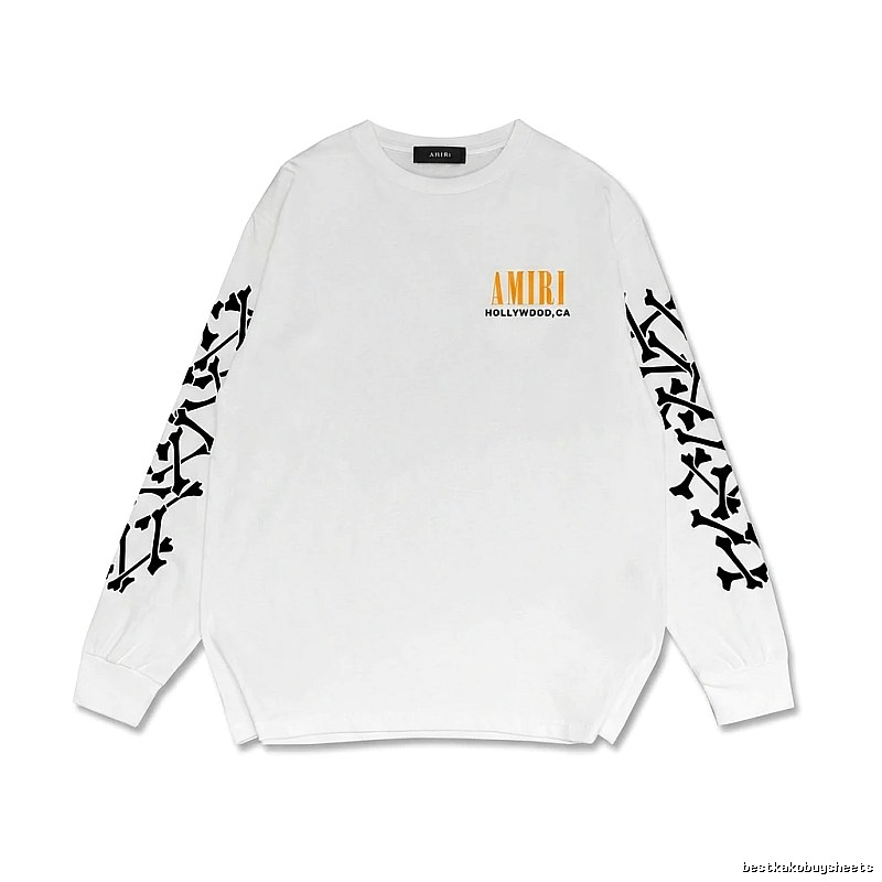 AMIRI Retro Style White Sweatshirt