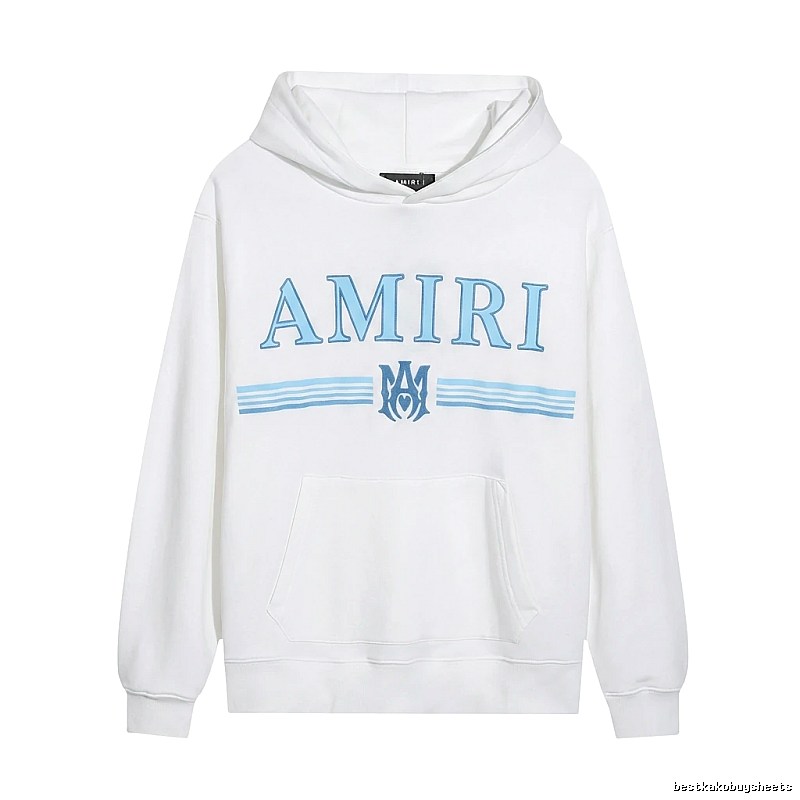 AMIRI simple style white hoodie