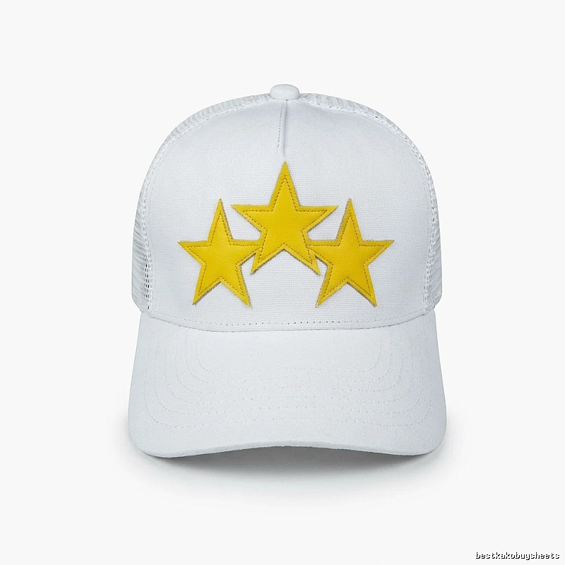 AMIRI Starry Trendy Cool Style White Hat