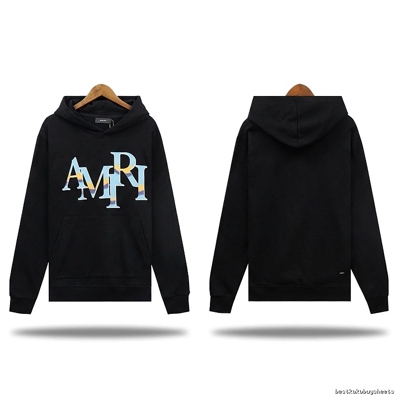 AMIRI Trendy and Cool Style Black Hoodie