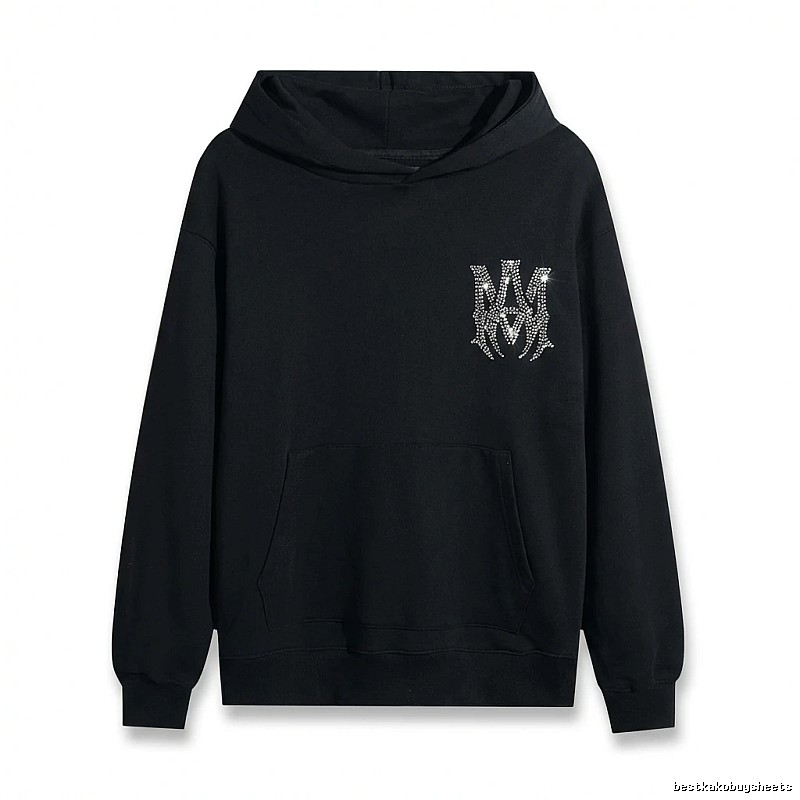 AMIRI's trendy and cool black hoodie