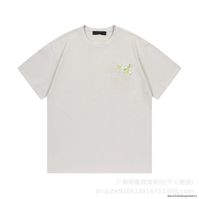 Arc'teryx Casual Light Grey Floral Short-sleeve T-shirt