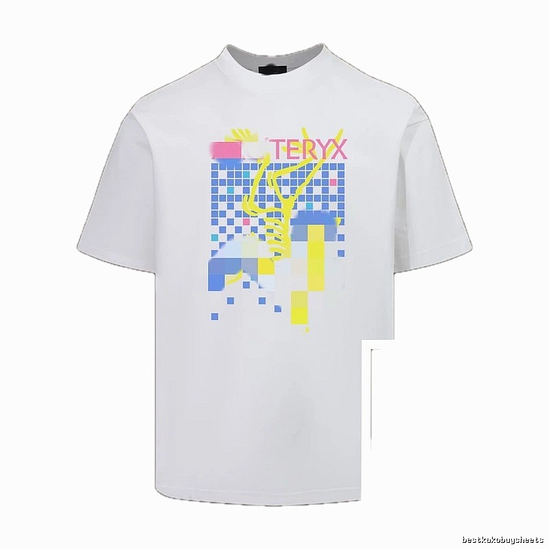 Arc'teryx Pixel Print Trendy Cool Style White T-Shirt