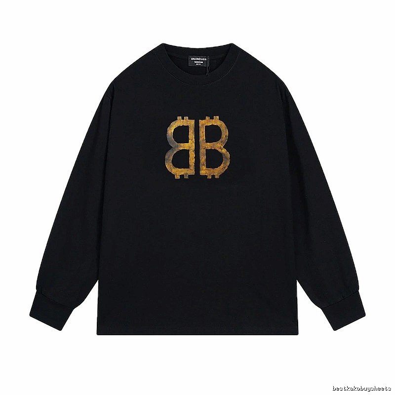 Balenciaga BB Print Black Sweatshirt
