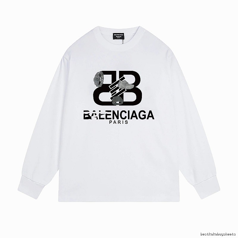 Balenciaga BB Series Simple White T-shirt