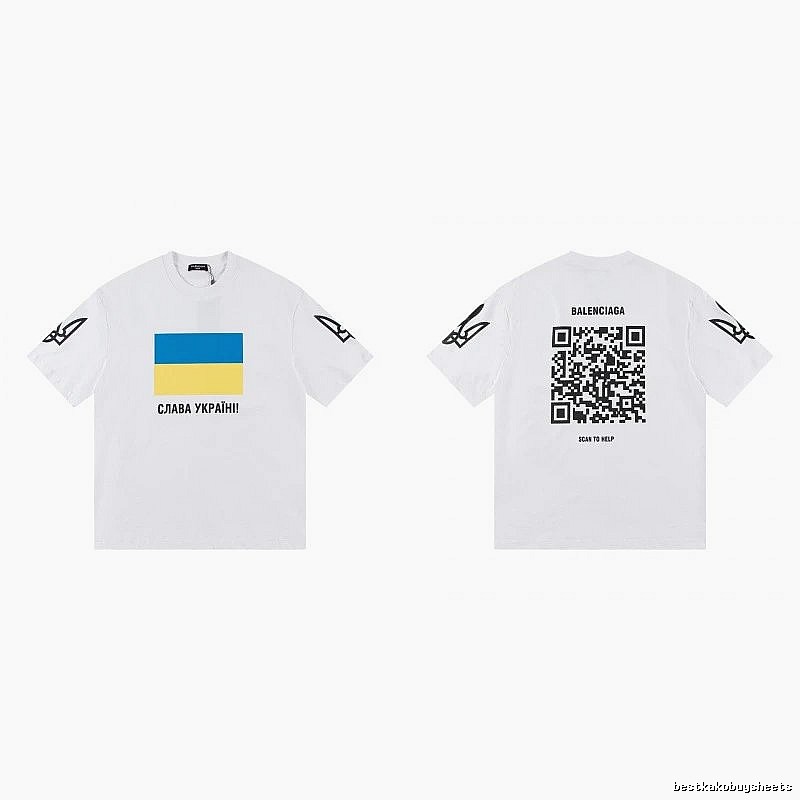 Balenciaga Charity Limited Edition Street Style White T-Shirt