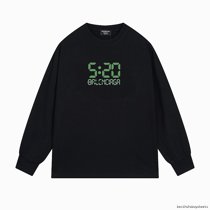 Balenciaga digital style black sweatshirt