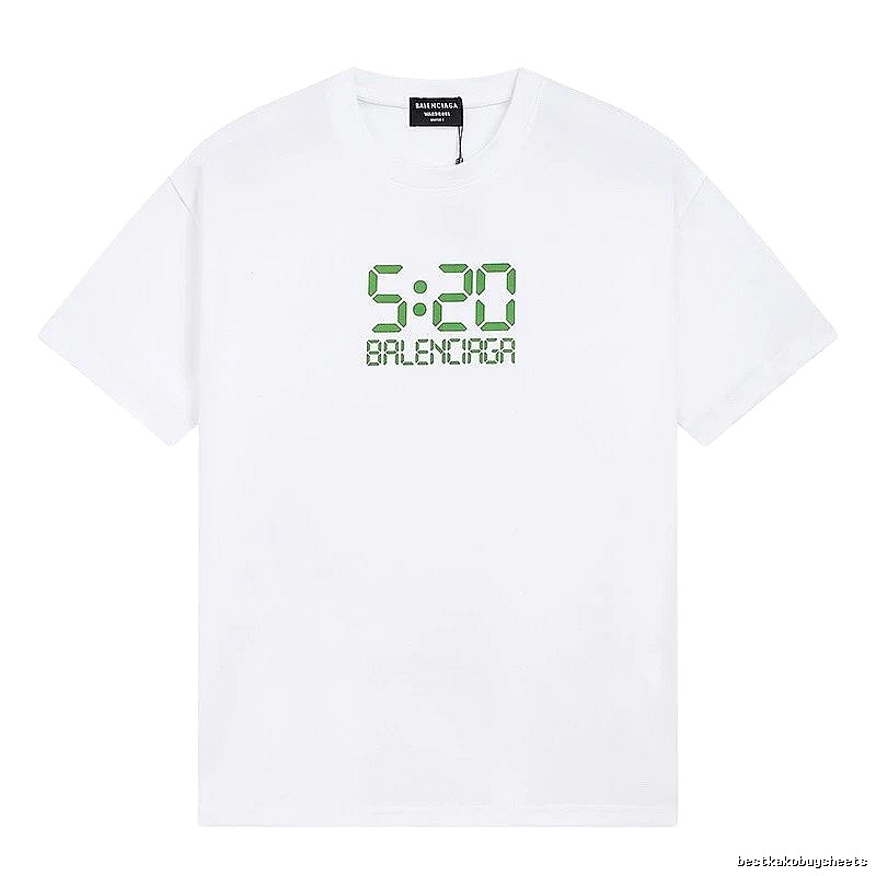 Balenciaga digital-style white T-shirt