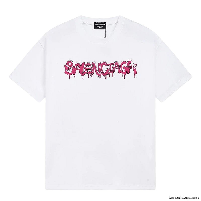 Balenciaga Graffiti Street Style White T-shirt